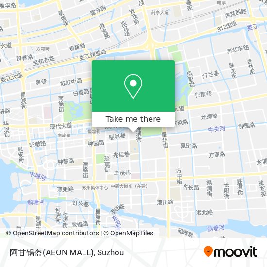 阿甘锅盔(AEON MALL) map