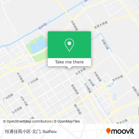 恒通佳苑小区-北门 map
