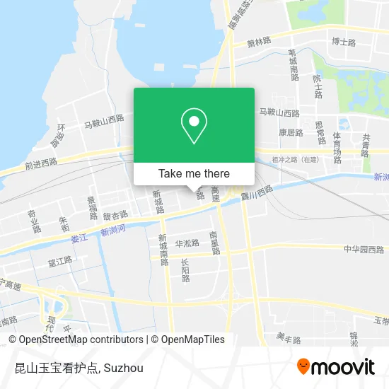 昆山玉宝看护点 map