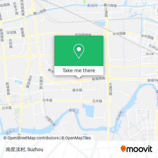 南星渎村 map