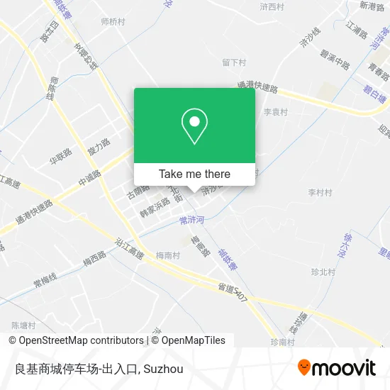 良基商城停车场-出入口 map