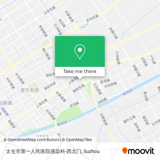 太仓市第一人民医院感染科-西北门 map