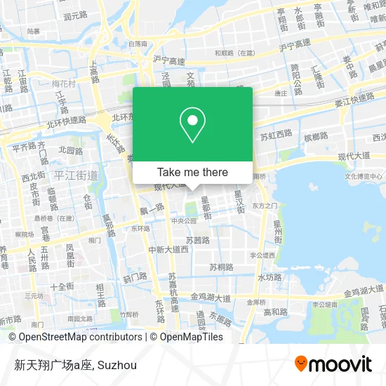 新天翔广场a座 map