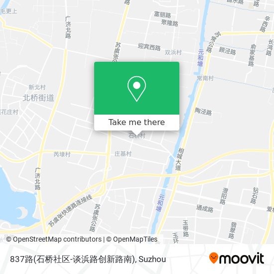 837路(石桥社区-谈浜路创新路南) map