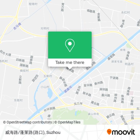 威海路/蓬莱路(路口) map