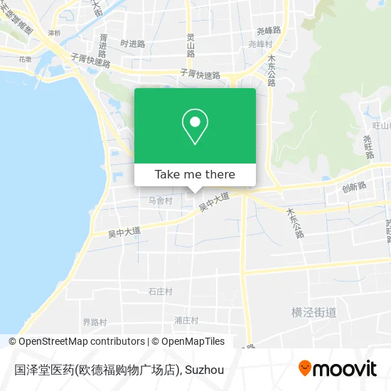 国泽堂医药(欧德福购物广场店) map