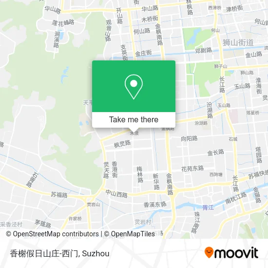 香榭假日山庄-西门 map