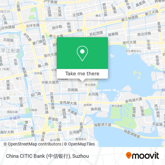 China CITIC Bank (中信银行) map