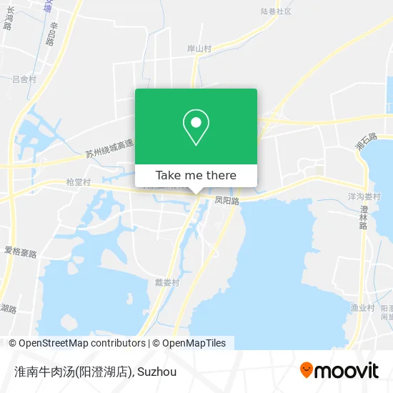 淮南牛肉汤(阳澄湖店) map