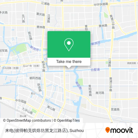 来电(彼得帕克烘焙坊黑龙江路店) map