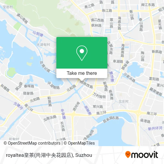 royaltea皇茶(尚湖中央花园店) map