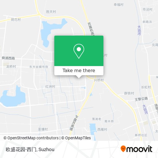 欧盛花园-西门 map