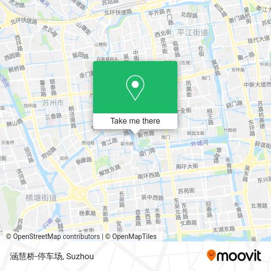 涵慧桥-停车场 map