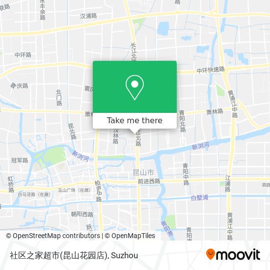 社区之家超市(昆山花园店) map