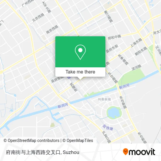 府南街与上海西路交叉口 map