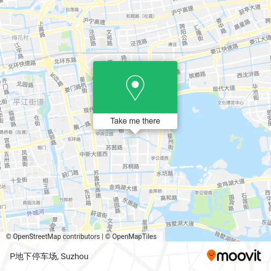 P地下停车场 map