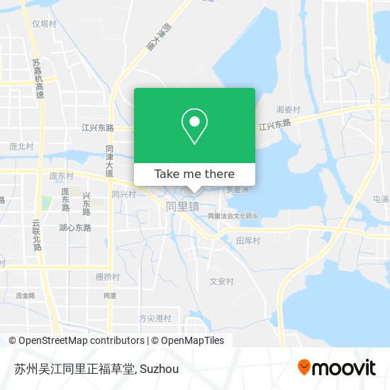 苏州吴江同里正福草堂 map