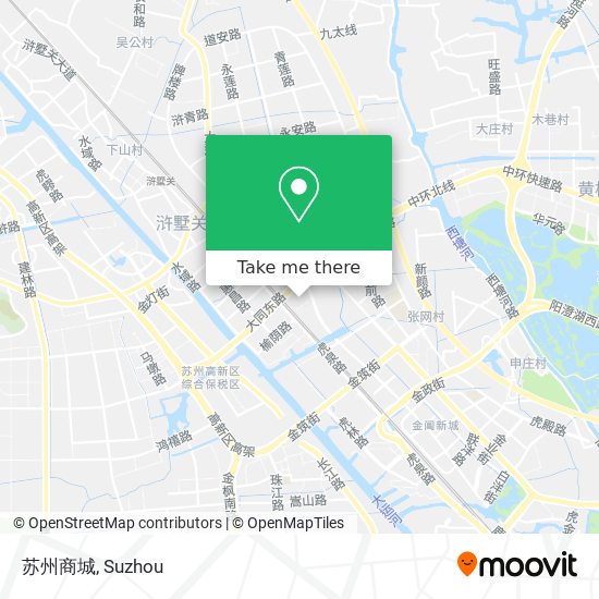 苏州商城 map