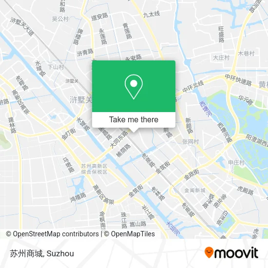 苏州商城 map
