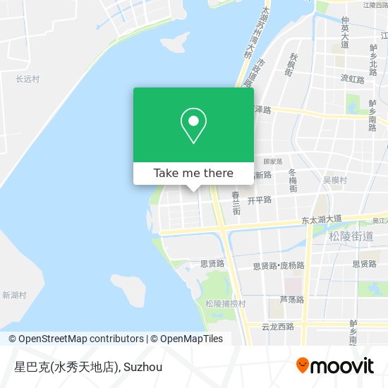星巴克(水秀天地店) map