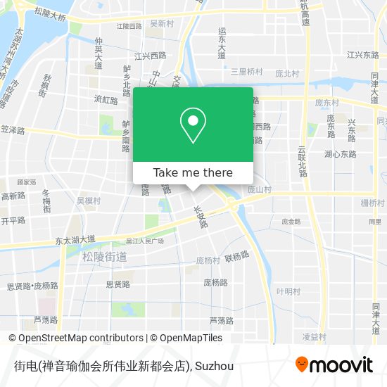 街电(禅音瑜伽会所伟业新都会店) map