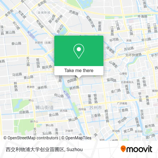 西交利物浦大学创业苗圃区 map