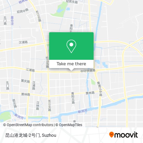 昆山港龙城-2号门 map
