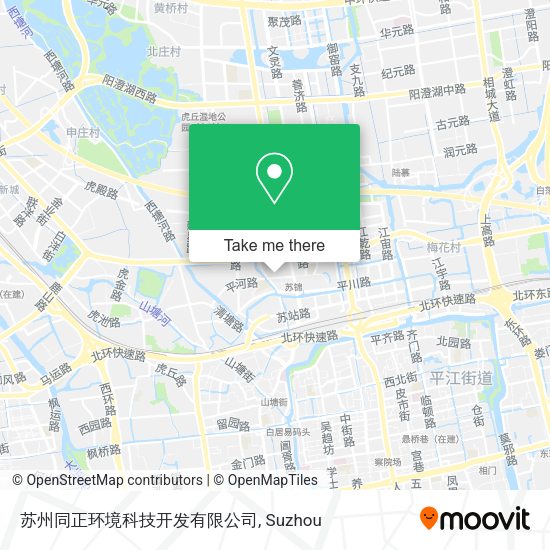 苏州同正环境科技开发有限公司 map