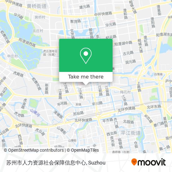 苏州市人力资源社会保障信息中心 map