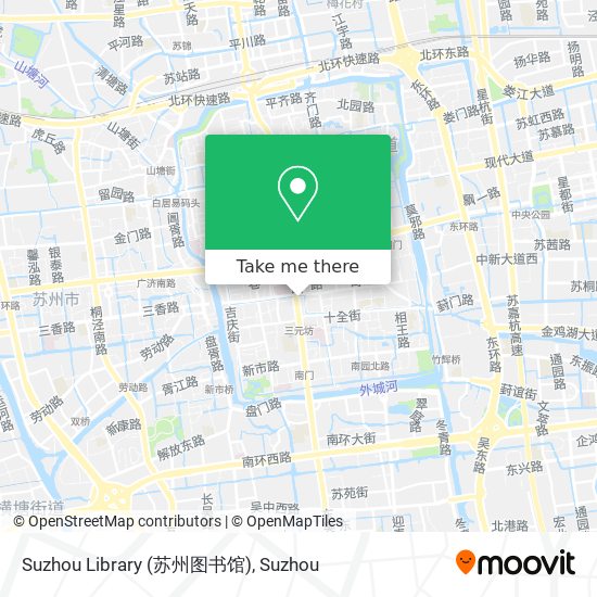 Suzhou Library (苏州图书馆) map