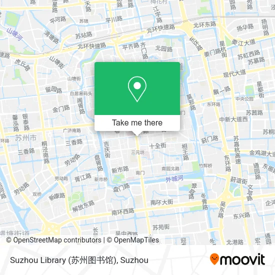 Suzhou Library (苏州图书馆) map