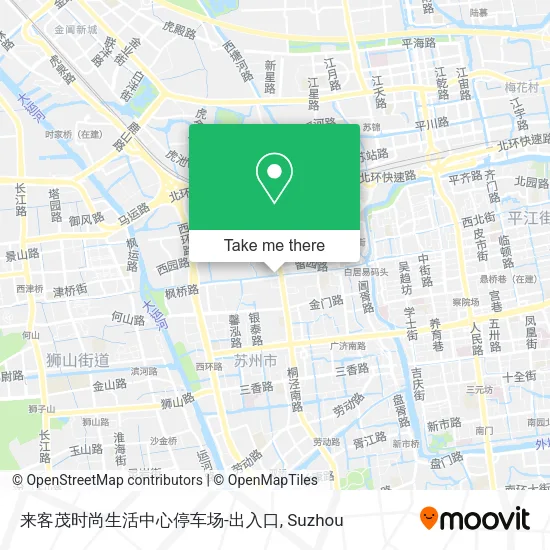 来客茂时尚生活中心停车场-出入口 map