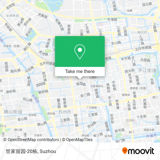 世家留园-20栋 map