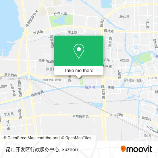 昆山开发区行政服务中心 map