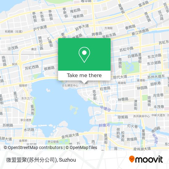 微盟盟聚(苏州分公司) map