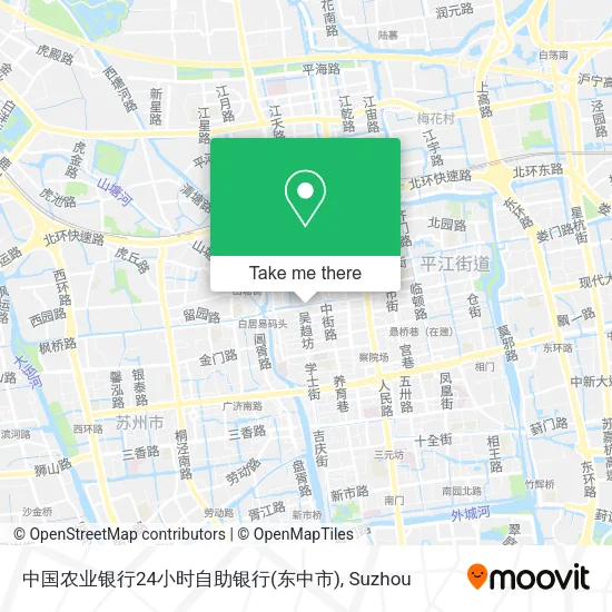 中国农业银行24小时自助银行(东中市) map