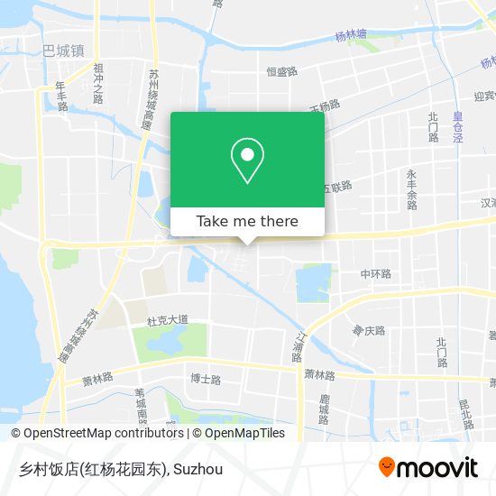 乡村饭店(红杨花园东) map