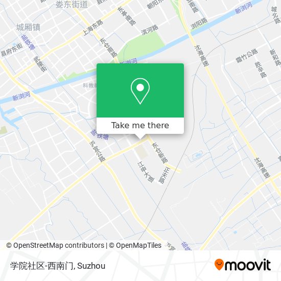 学院社区-西南门 map