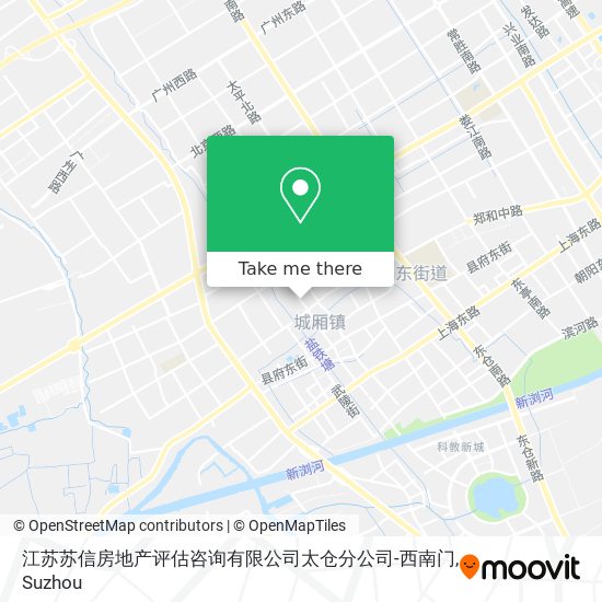 江苏苏信房地产评估咨询有限公司太仓分公司-西南门 map
