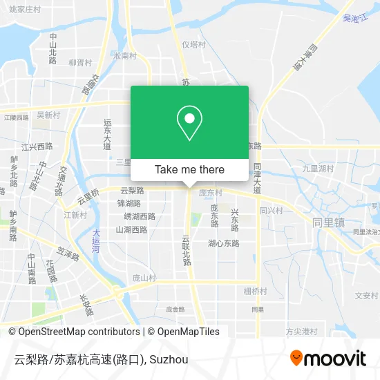 云梨路/苏嘉杭高速(路口) map
