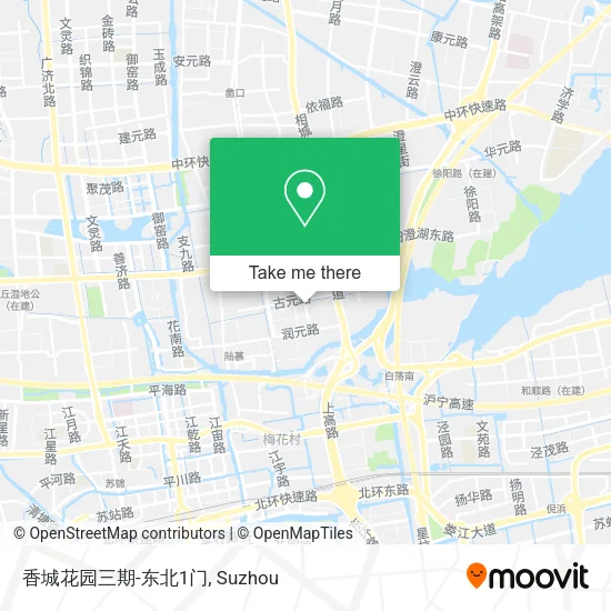 香城花园三期-东北1门 map