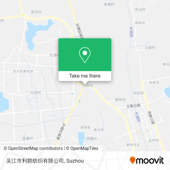 吴江市利群纺织有限公司 map