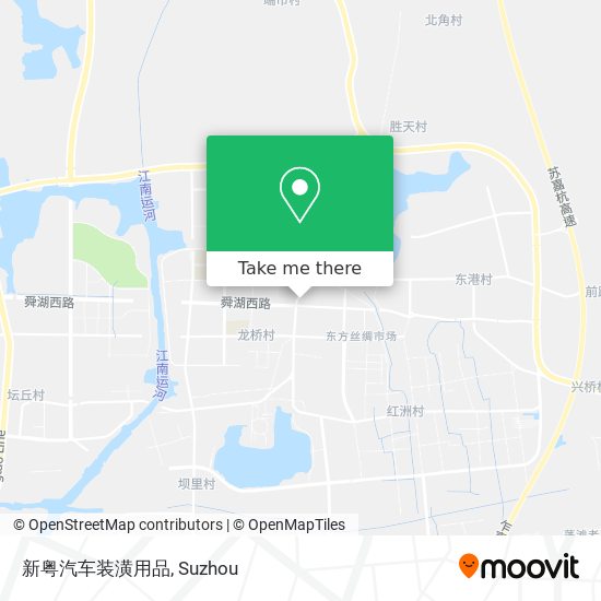 新粤汽车装潢用品 map