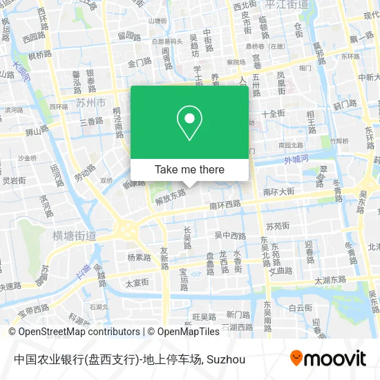 中国农业银行(盘西支行)-地上停车场 map