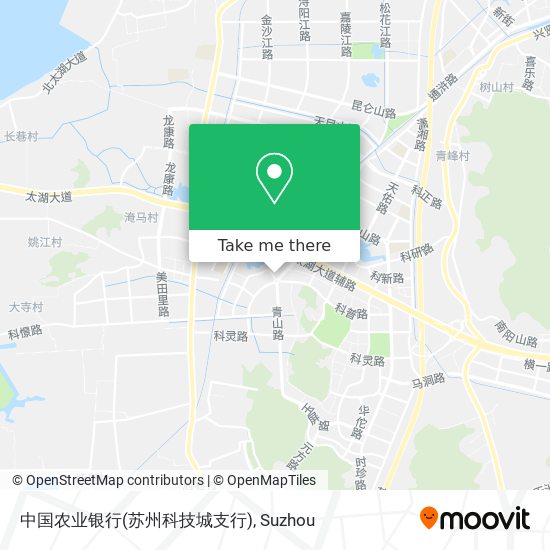 中国农业银行(苏州科技城支行) map