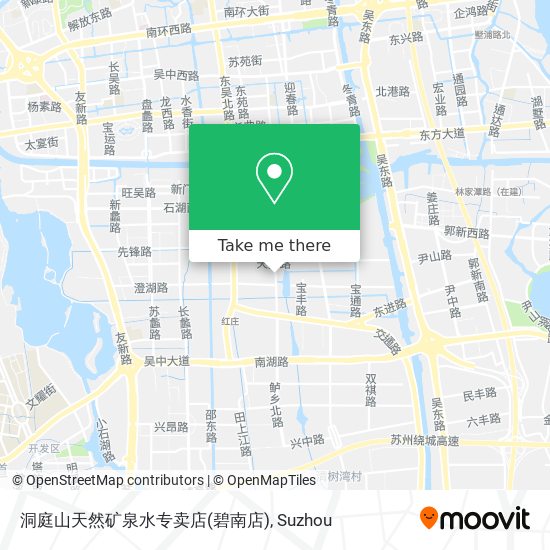 洞庭山天然矿泉水专卖店(碧南店) map