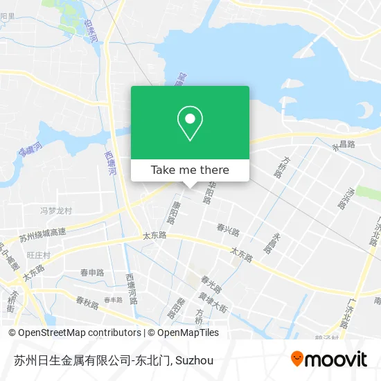苏州日生金属有限公司-东北门 map