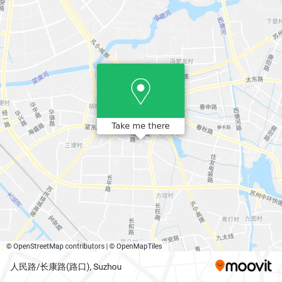 人民路/长康路(路口) map