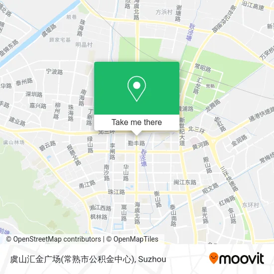 虞山汇金广场(常熟市公积金中心) map