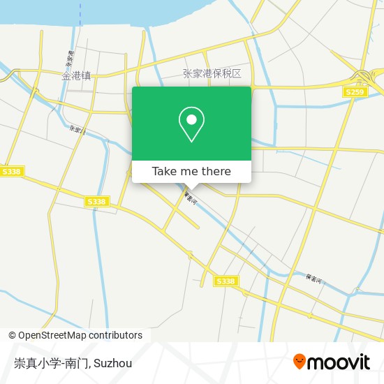 崇真小学-南门 map